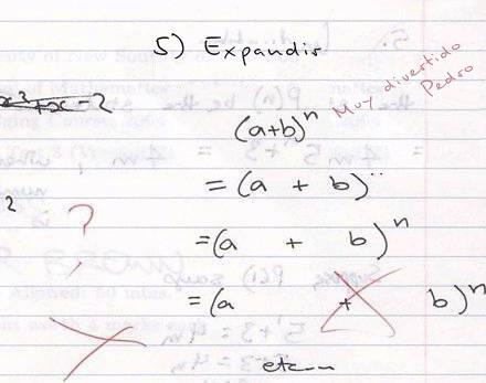 Respuestas graciosas en el examen de matematicas Examen3